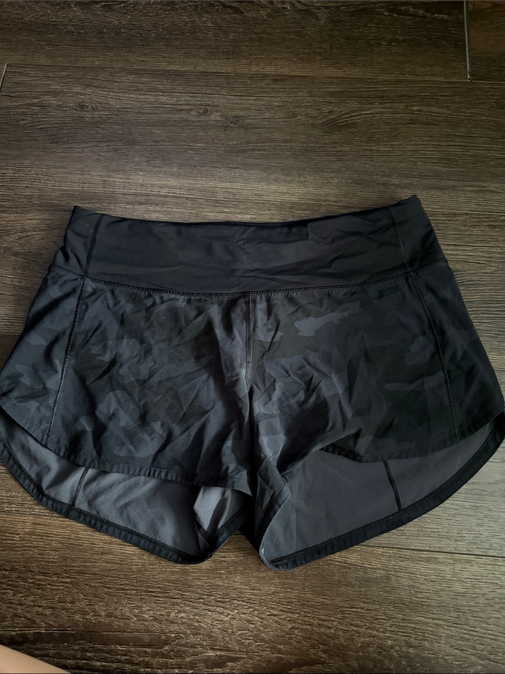 lululemon athletica Black Camouflage Athletic Shorts